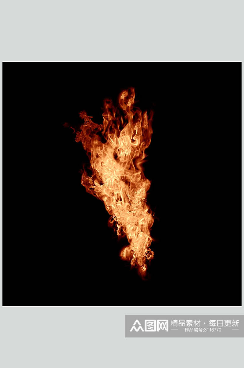 燃烧火焰火苗摄影图片素材