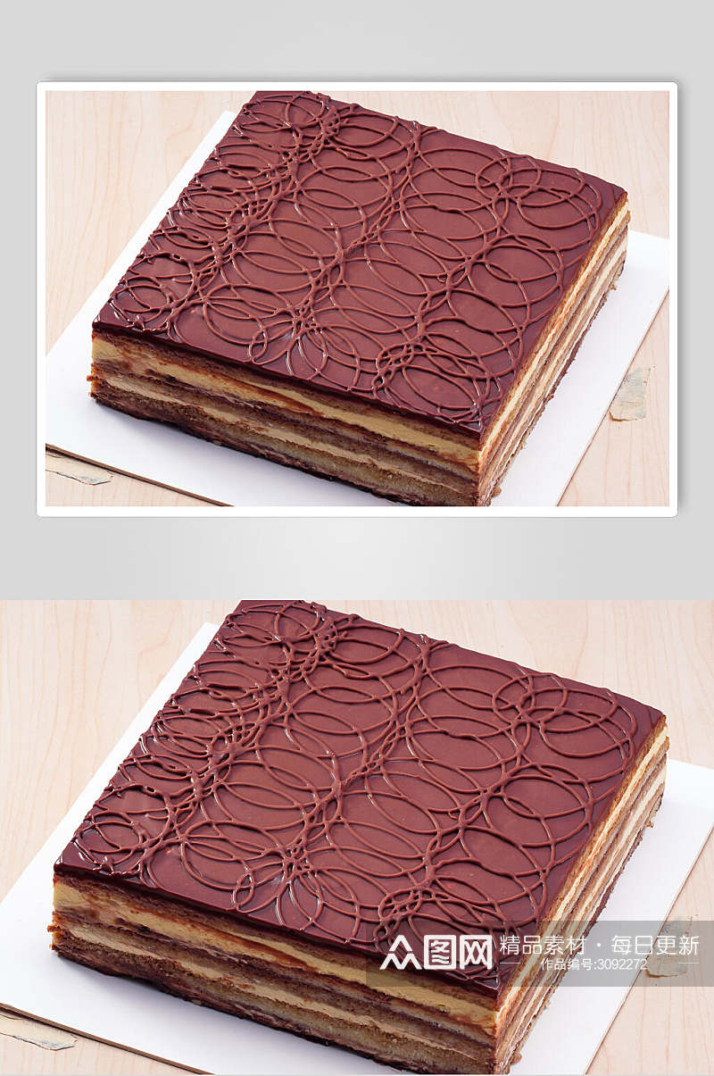 巧克力生日蛋糕食物图片素材