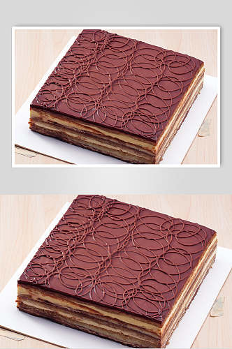 巧克力生日蛋糕食物图片