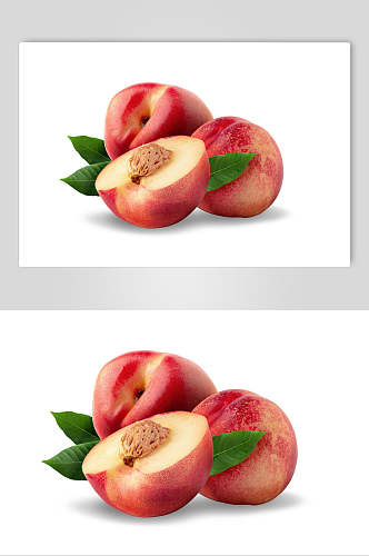 新鲜美味桃子水果高清图片