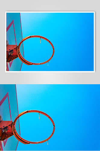 篮球框篮球运动摄影图