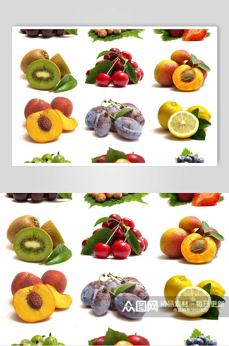 时尚蔬菜瓜果白底食品图片素材