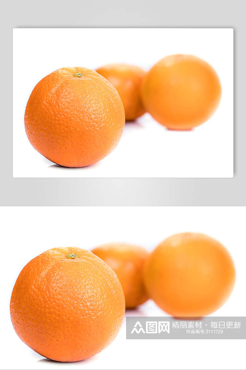 绿色有机橘子食品水果高清图片素材