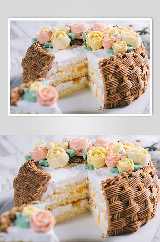 精美生日蛋糕食品食物图片