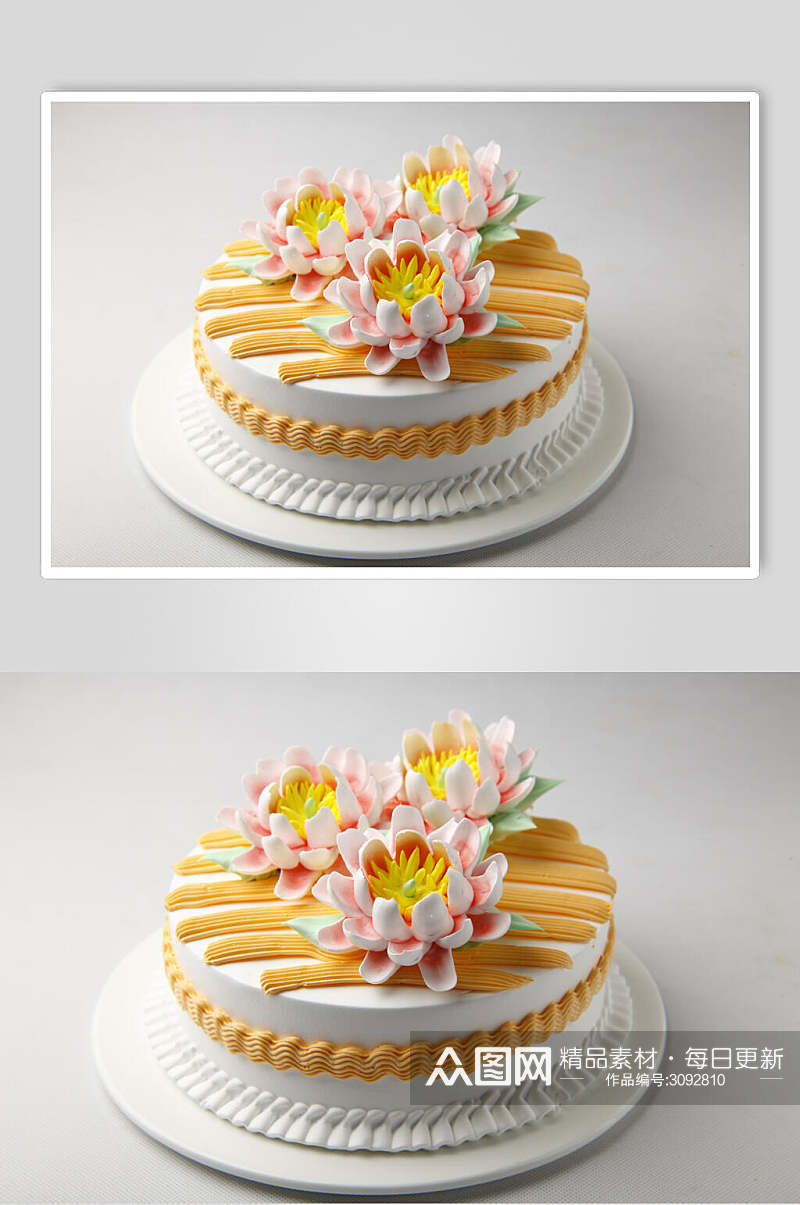 精美生日蛋糕食品食物图片素材