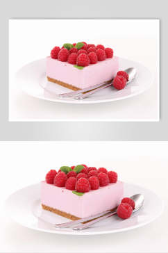 美味草莓生日蛋糕食品食物图片