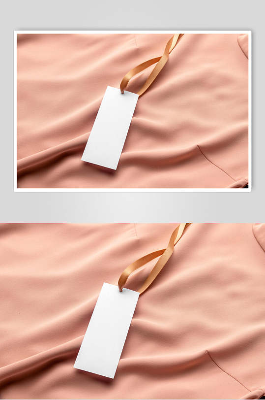 个性服装标签吊牌样机