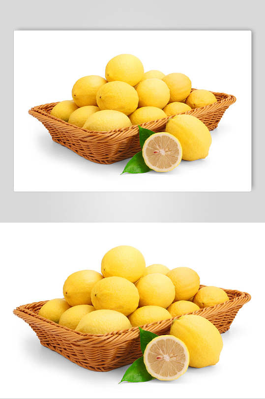 美味可口柠檬食品水果高清图片