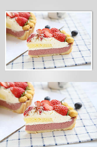 水果生日蛋糕摄影食品食物图片