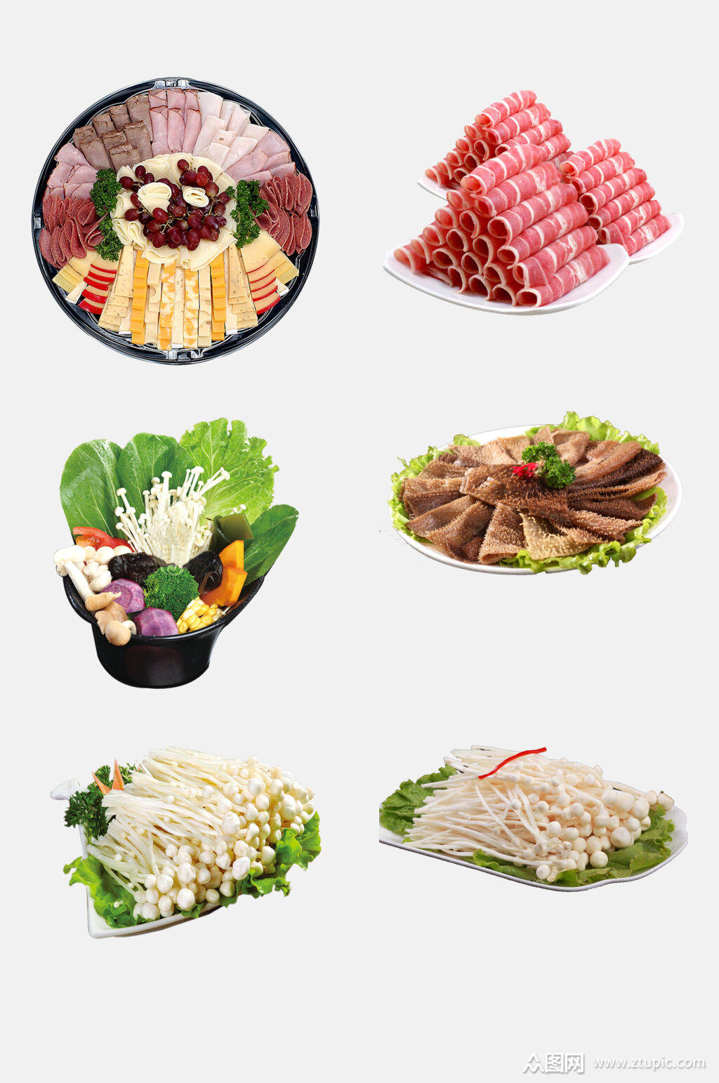 创意火锅食材免抠素材 元素素材