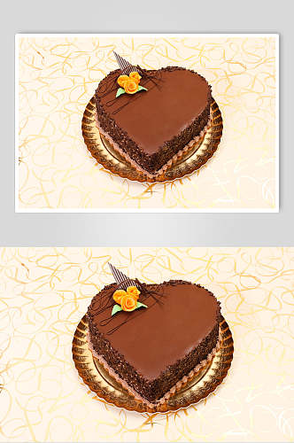 时尚巧克力生日蛋糕图片