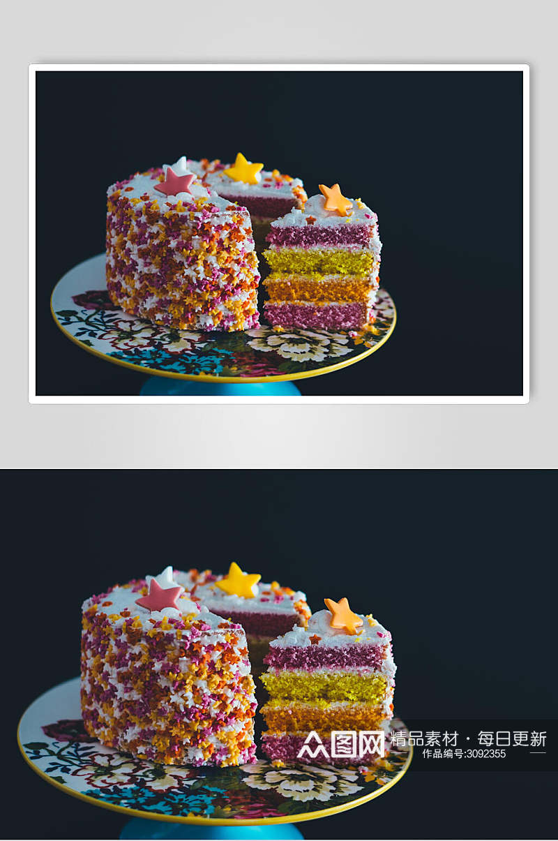 招牌精选生日蛋糕食物图片素材