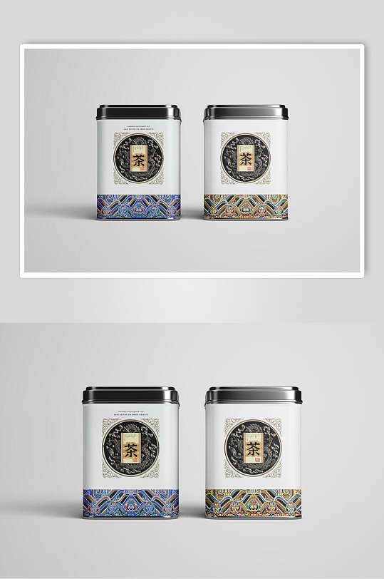 精装茶叶包茶叶罐样机