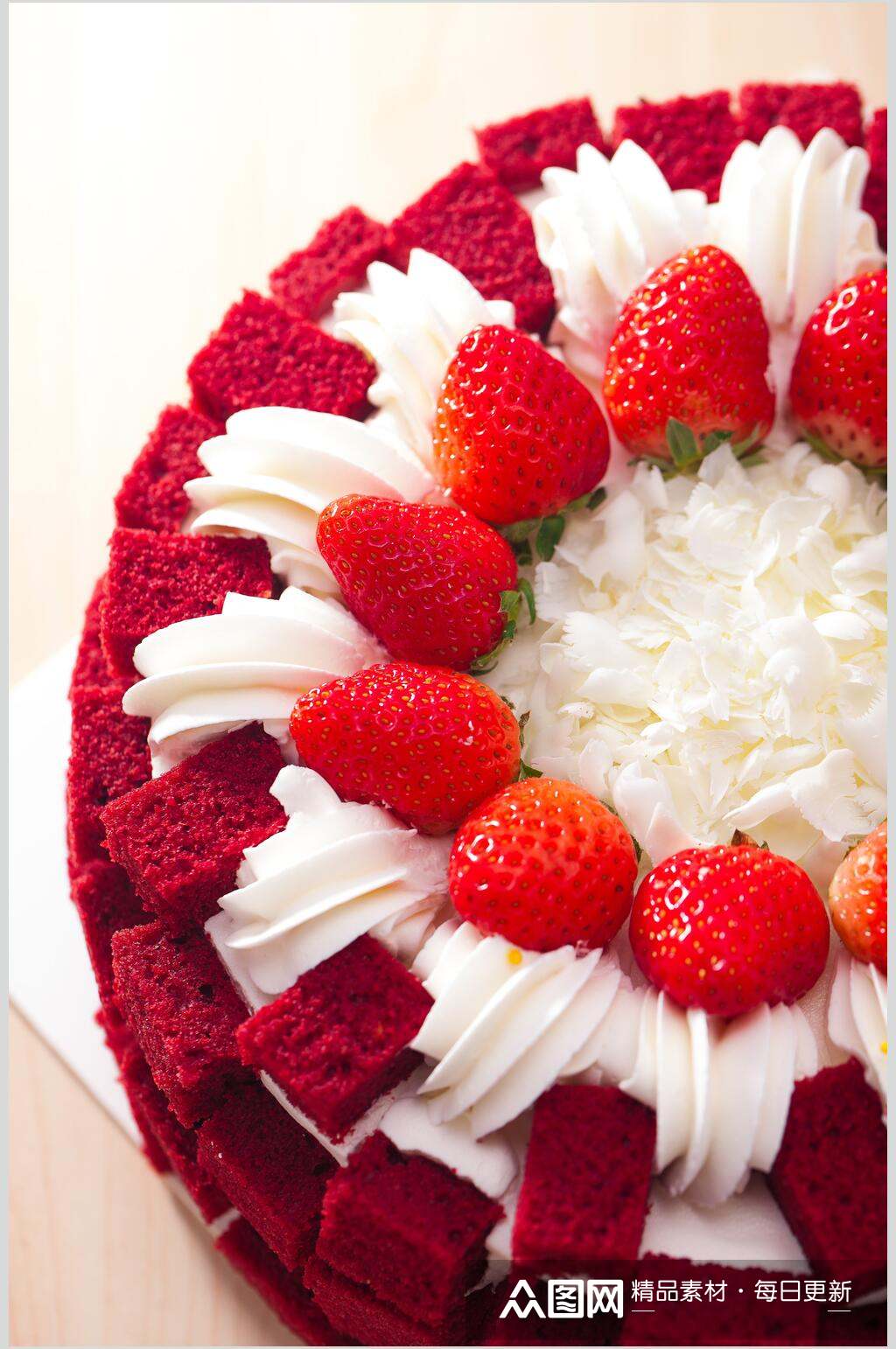 时尚生日蛋糕食物摄影图片模板下载-编号3092228-众图网