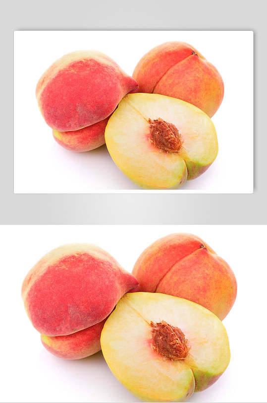 美味可口桃子食物水果高清图片