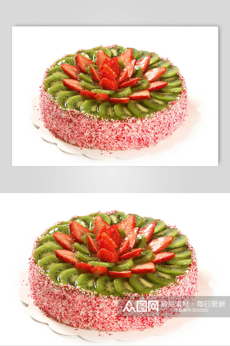 水果生日蛋糕食品美食图片素材