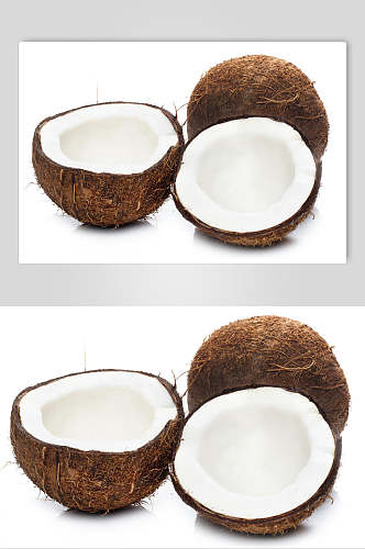 新鲜椰子水果高清图片