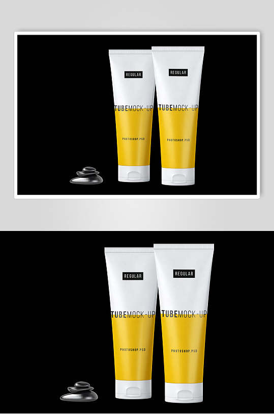 洗面奶瓶子样机图片-洗面奶瓶子样机设计素材-洗面奶瓶子样机模板下载