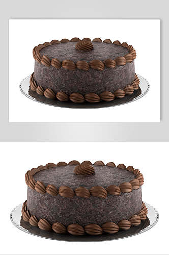 美味巧克力生日蛋糕食品美食图片