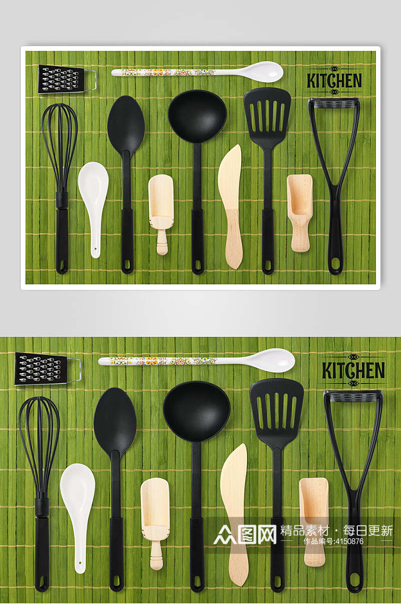 创意勺子餐具用品样机素材