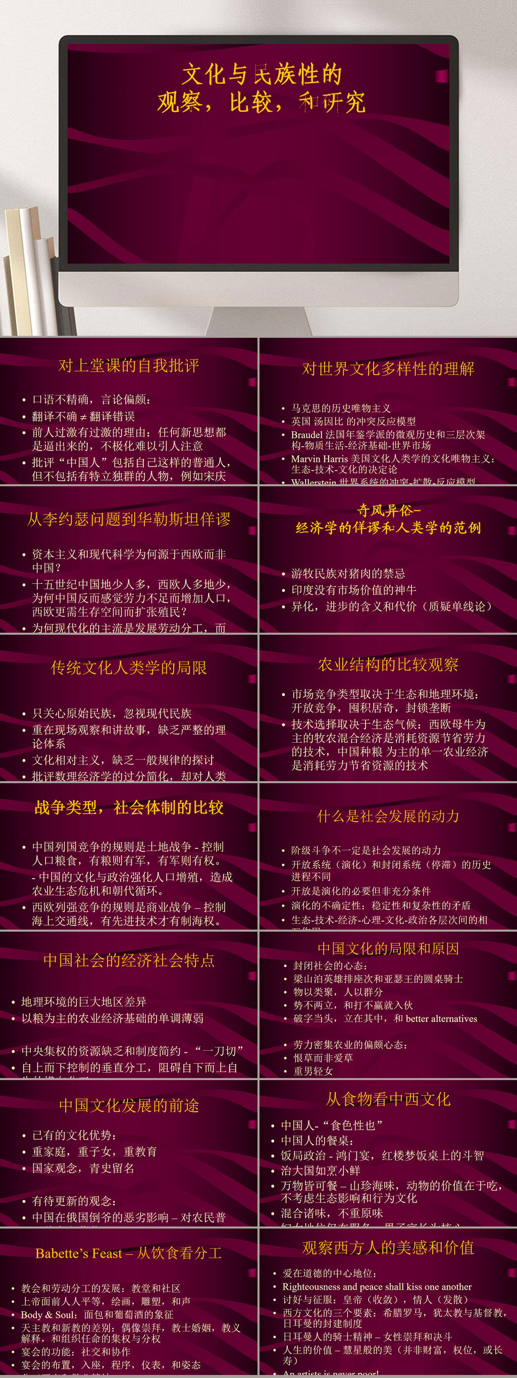 文化与民族性的研究企业PPT素材
