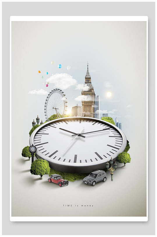 钟表设计创意海报图片-钟表设计创意海报设计素材-钟表设计创意海报