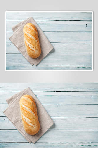 清新简洁面包烘焙摄影图片