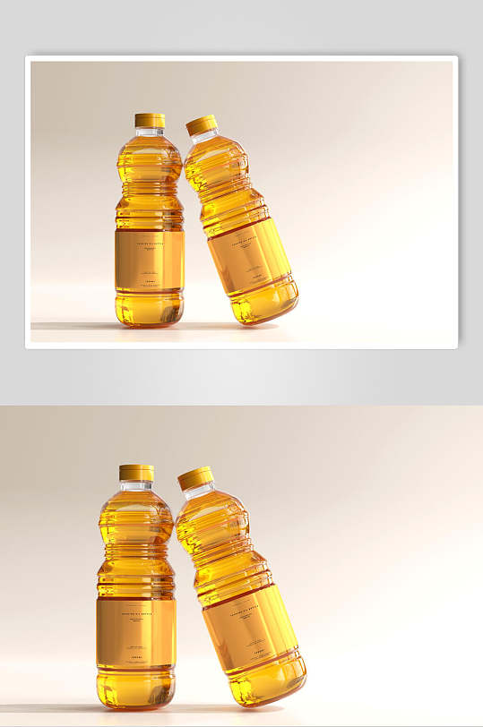 j经典食用油瓶子设计食用油样机