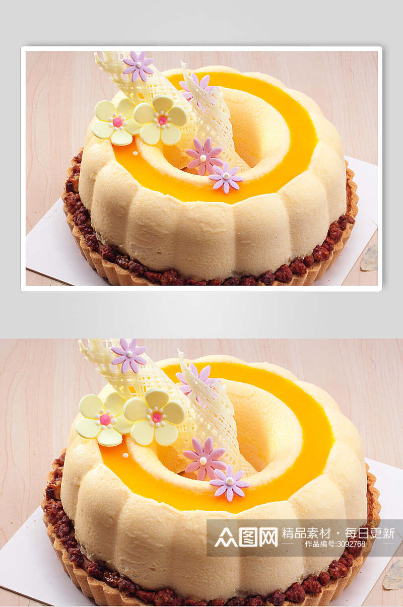 香浓生日蛋糕食品食物图片素材