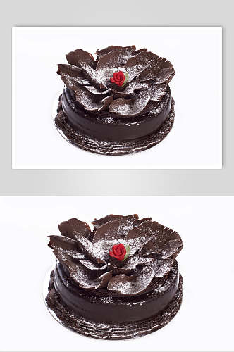 创意花卉生日蛋糕食物高清图片