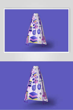 圆筒紫色文创品牌VI设计展示样机