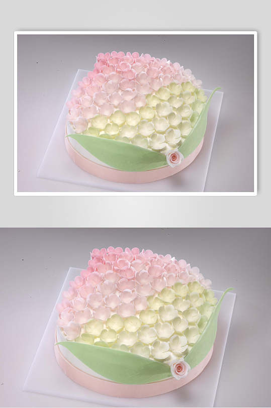 清新淡雅生日蛋糕食物美食图片