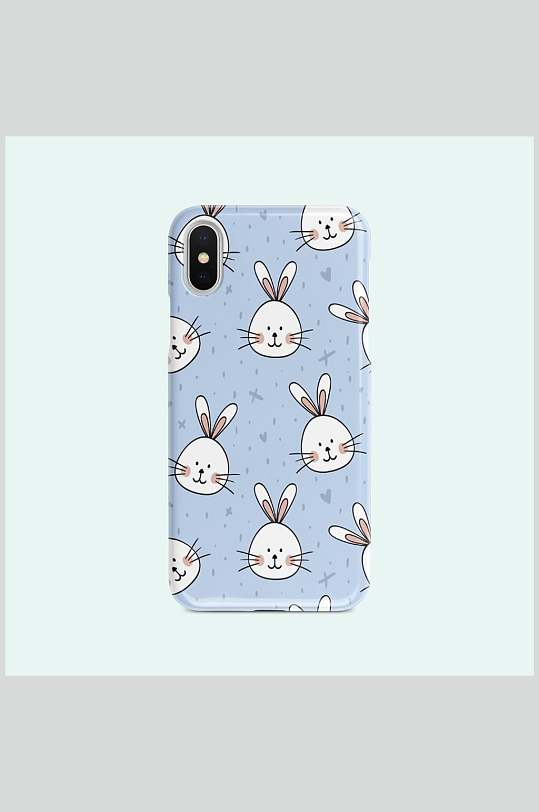 兔子手机壳iphone展示场景样机