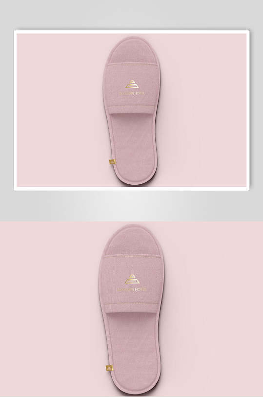 酒店一次性拖鞋品牌样机