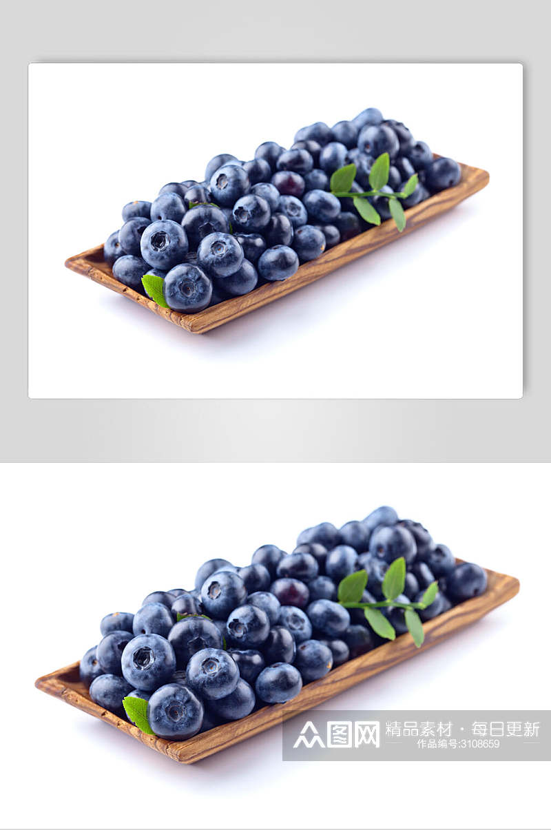有机蓝莓水果高清图片素材