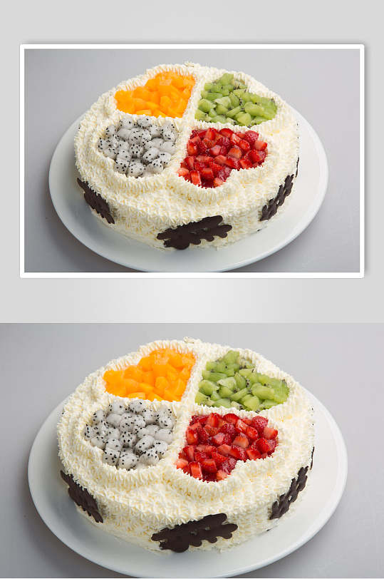 彩色时尚美味生日蛋糕食物图片