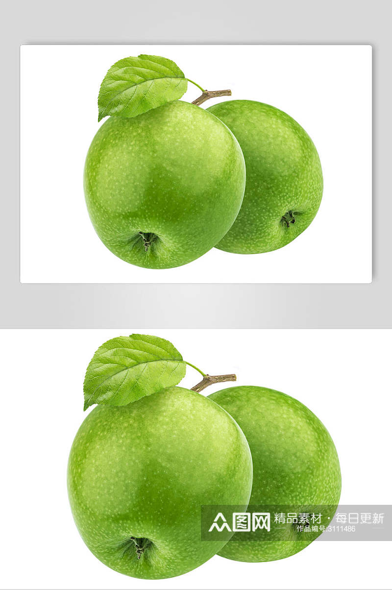 美味精品青苹果食品水果高清图片素材