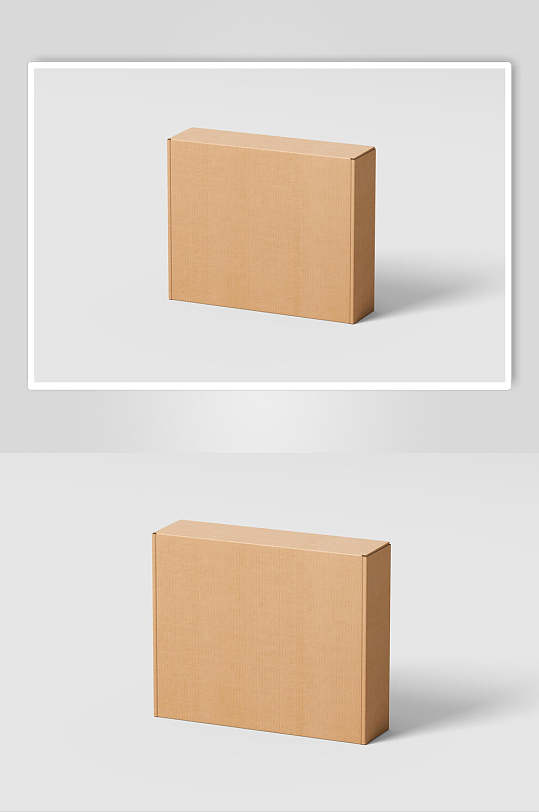 快递盒包装盒飞机盒样机