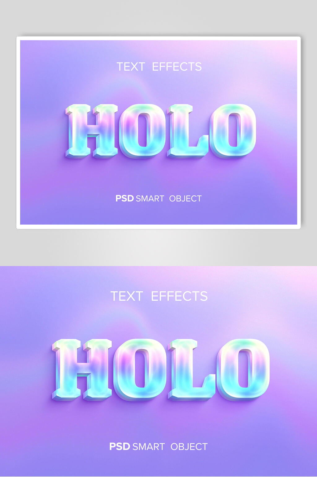 HOLO字体样机素材