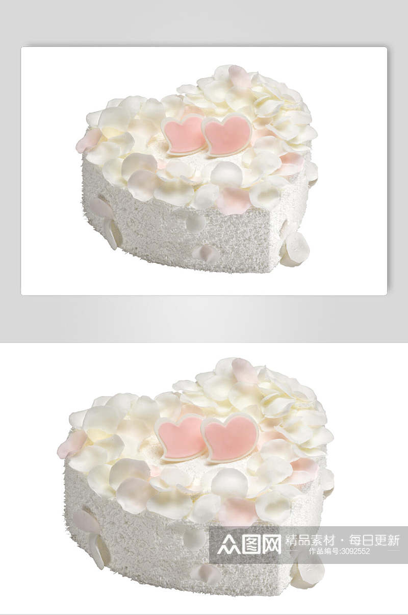 浪漫唯美生日蛋糕图片素材