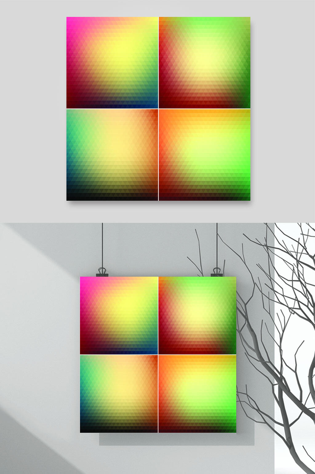 粒子渐变背景矢量素材素材