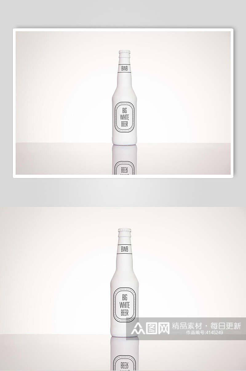 瓶子白色品牌VI样机素材