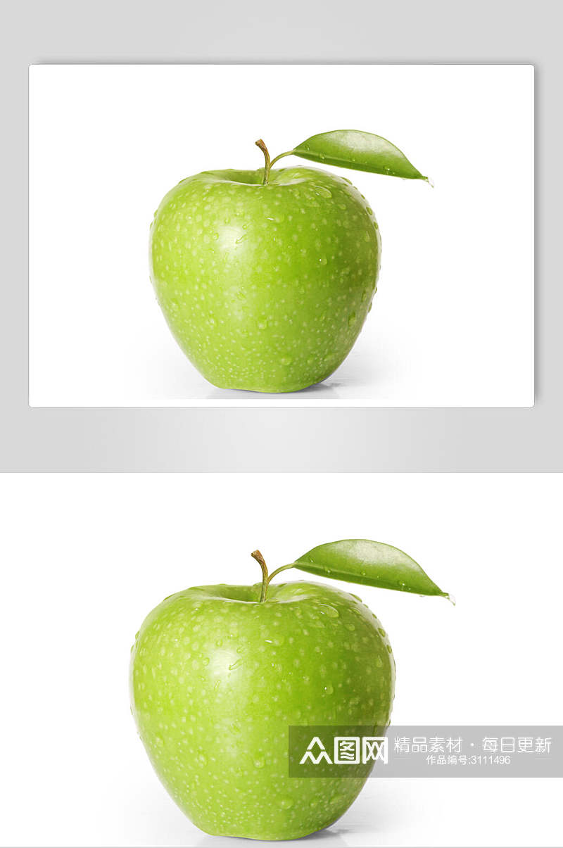 美味精品青苹果水果高清图片素材