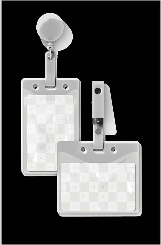 时尚黑白高端创意挂牌吊牌展示样机