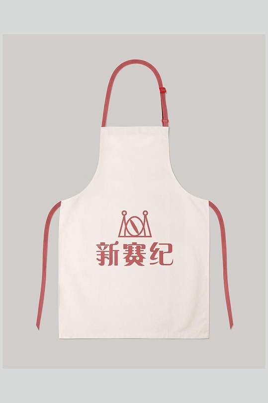 饭店新赛纪样机围裙样机