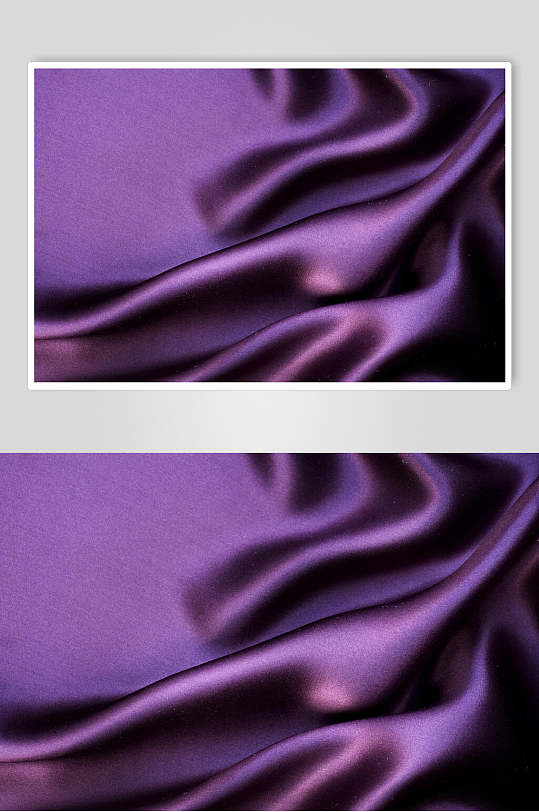 紫色绸缎面料丝绸布料图片