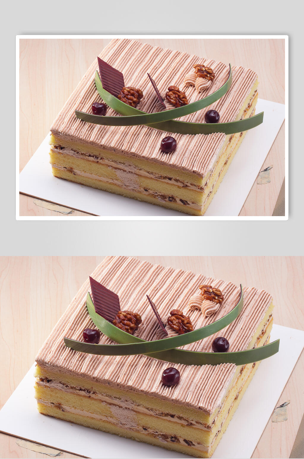 清新生日蛋糕美食图片素材