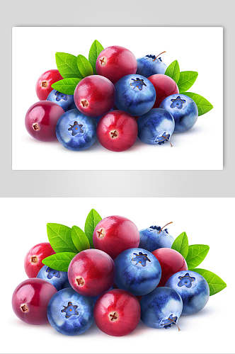 美味精品蓝莓山楂水果高清图片