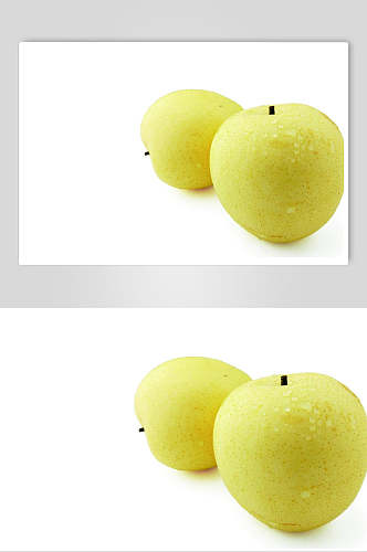 绿色生态精品梨子水果高清图片