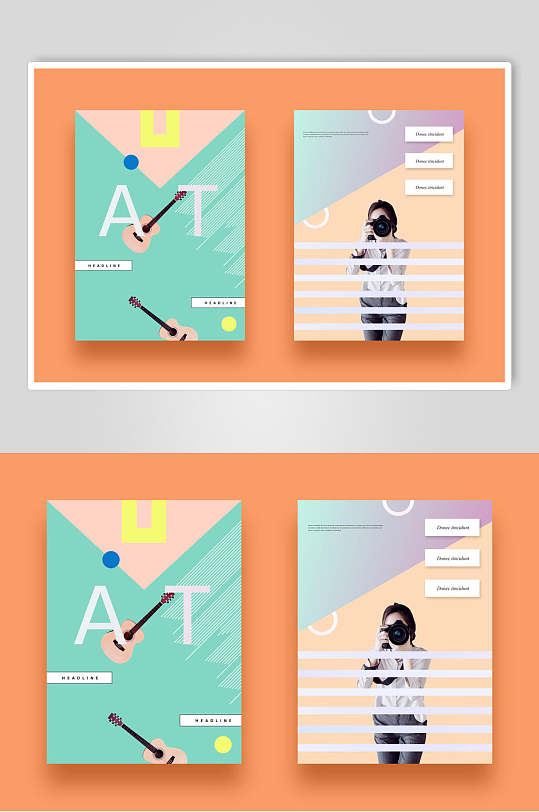 简约色彩画册图片-简约色彩画册设计素材-简约色彩画册模板下载